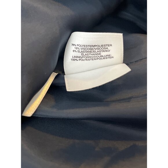 Kasper Blue Blazer Women’s 8 Classic Preppy Work Jacket Old Money Style - Picture 11 of 12